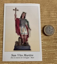 Santino/Holy Card -San Vito Martire che si venera in Coreggia (Alberobello/Bari)