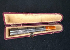 Antico Bocchino per Sigarette in Argento Custodia Originale