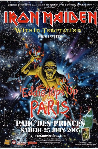 Flyer iron maiden eddie rips - iron,