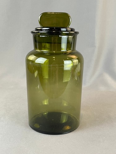 Antique blown moulded olive - antique,