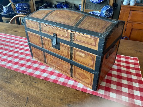 Antico baule bauletto - antico,