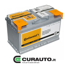BATTERIA CONTINENTAL PER AUTO AGM Start&Stop 80Ah 800A 12V = Fiamm VR800 EK800
