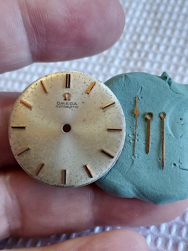 Hands and dial - watch, omega
