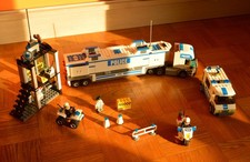 Lotto LEGO City Police - 7743 - 7235 - Cellulare Moto Camion con Rimorchio Quad