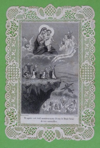 Santino holy card - holy, canivet