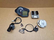 Aprilia SL750 Shiver ABS Orologi Cruscotto ECU Blocchetto Accensione Set e Chiave 2010 - 2016