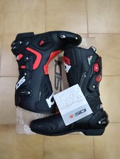Stivali Moto Racing SIDI VERTIGO 2 Colore Nero Rosso Fluo