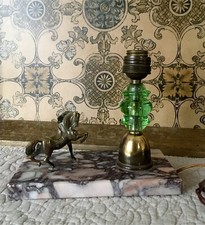 ABATJOUR BASE MARMO VINTAGE