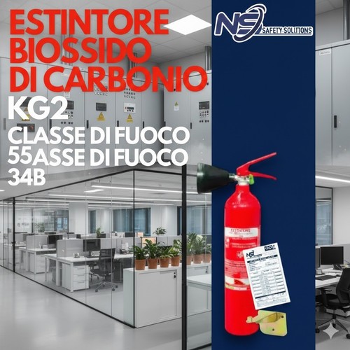 Estintore co2 per aziende - estintore, kg