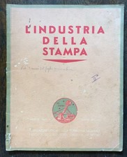 Rivista l'Industria della Stampa Tipografia Marzo 1934 Tipografi Letterpress