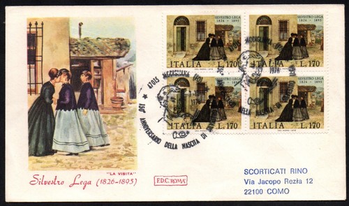 Fdc roma 1976 - silvestro, lega