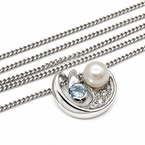 Collana con ciondolo 18 - -,