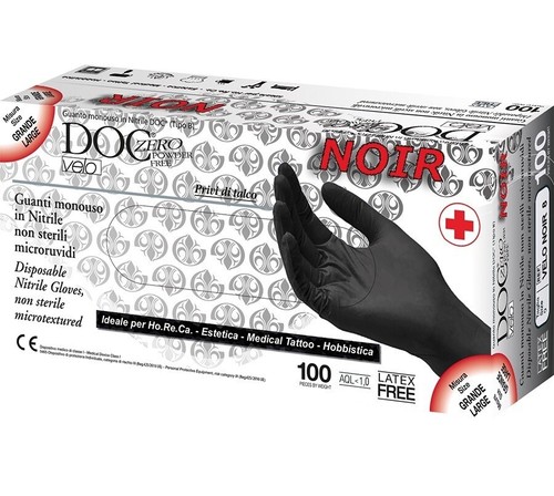 1000 guanti nitrile neri - nitrile,