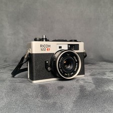Ricoh 500 RF Fotocamera Telemetro 35mm + Custodia Originale