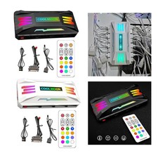 Ventola di raffreddamento Controller RGB  musicale, radiatore ARGB a 4 pin PWM 3