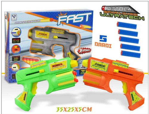 Pistola giocatolo spara - giocatolo, dardi