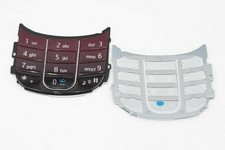 Tastiera originale Nokia 3600 Slide Keymat tappetino tastiera rosso vino NUOVO