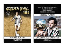 *Carte Michel Platini Francia