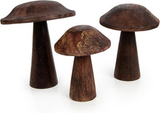Funghi Decorativi in Legno