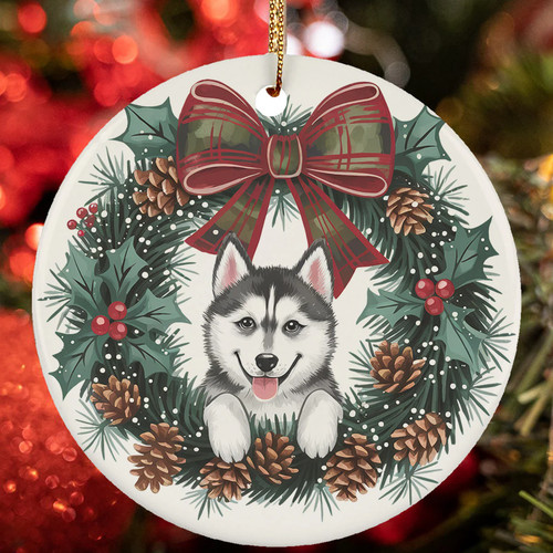 Ghirlanda natale simpatica - ghirlanda,
