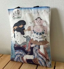 Utagawa Kunisada Ukiyo-e Sumo Tote Bag Stampa artistica giapponese Shiranui D...