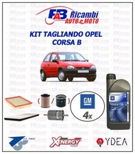 KIT TAGLIANDO OPEL CORSA B 1.2cc 1.4cc 1.6cc - 4 FILTRI 4 LITRI OPEL 10W40