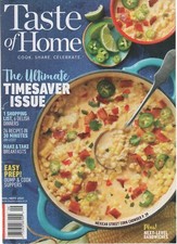 Taste of Home Mag August September 2021 The Ultimate Timesaver Issue good shape