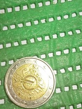 2 Euro Italia 2012 - 10° anniversario , 2002 - 2012 Mappamondo Moneta RARA 