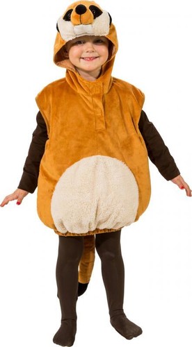 Costume peluche suricato tuta