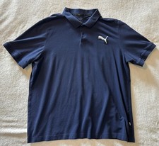 Polo Puma blu navy taglia XL.
