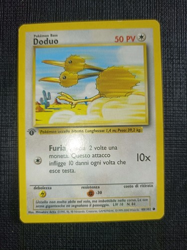 Pokemon doduo 102 set base - pokemon,