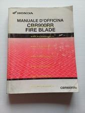 HONDA CBR 900 RR Fireblade 2001-2 (954 cc) manuale officina ITALIANO originale
