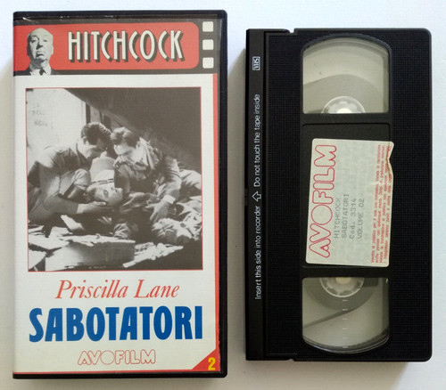 Vhs sabotatori alfred - vhs,