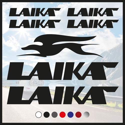 Adesivo set loghi laika - adesivo,