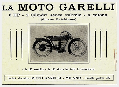 Pubblicita 1920 garelli - pubblicita',