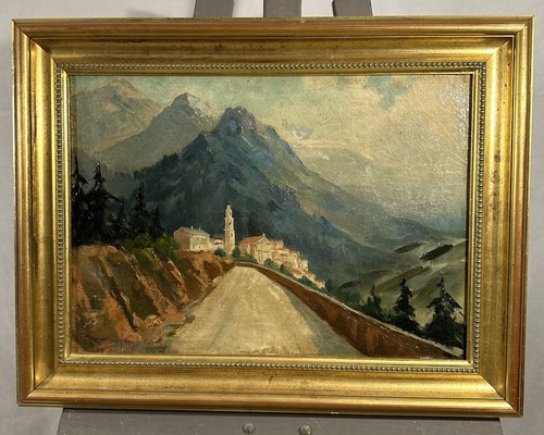 Antica olio pannello - antica,