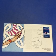 XX OLIMPIADI DI MONACO 1972 NUOTO - Busta Primo Giorno FDC