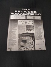 1976 KENWOOD INTEGRATED STEREO SYSTEM KA 3500 600 AMP KA 7300 VINTAGE AD PUB