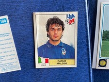 PANINI USA 94 ITALIA MALDINI N 307  CON VELINA ORIGINALE NON BELLA