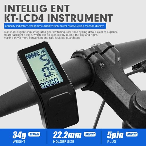 Display lcd4 bike - 24v, 36v