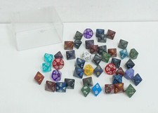 Set n. 44 dadi per Giochi di Ruolo - Giochi da Tavolo. Varie forme e numerazione