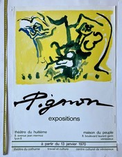 Edouard Pignon 1970 vintage