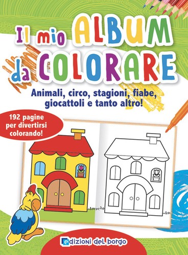 Mio album colorare - il, da