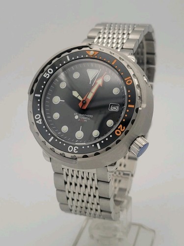 Orologio automatico nh35 nero - automatico,