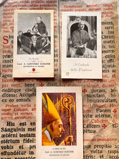RARE LOT RELICS St. Alfredo Ildefonso Schuster : Stunning relic and a Holy Card
