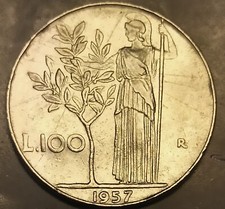 100 LIRE 1957 REPUBBLICA