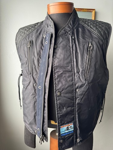 Vanson streamliner gilet pelle - vanson,