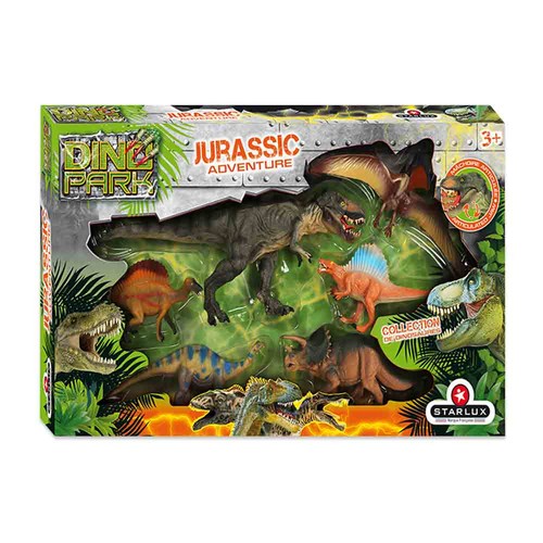 Scatola personaggi dinosauri - scatola,