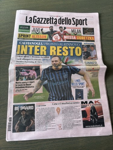 Giornale calcio aprile - giornale, 23