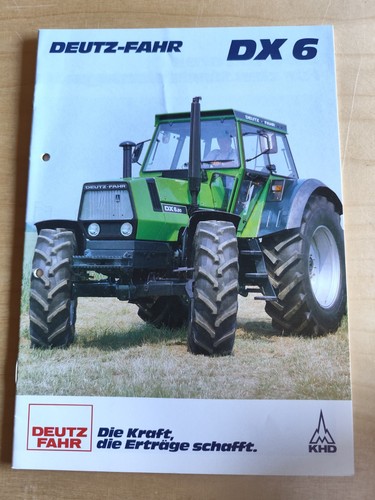 Deutz dx6 prospetto - prospetto, trattore